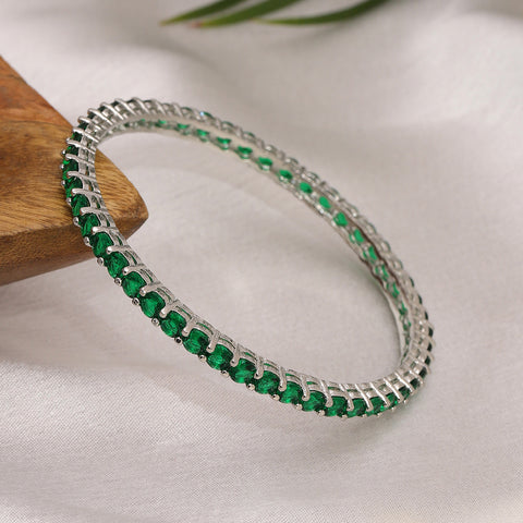 Green Stone Bangle