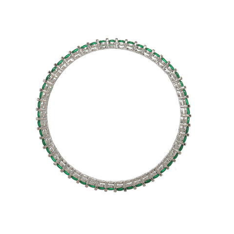 Green Stone Bangle