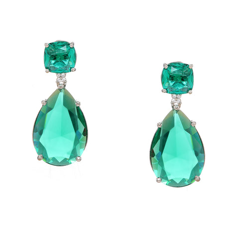 Green Doublet Earrings