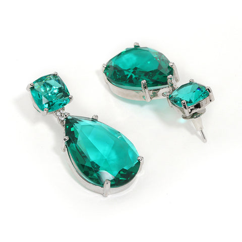 Green Doublet Earrings