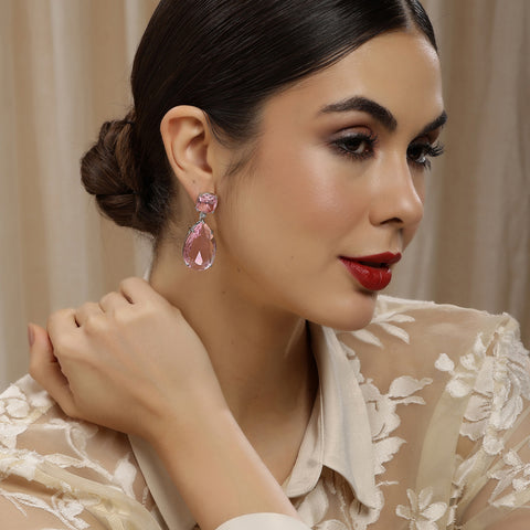 Pink Doublet Earrings