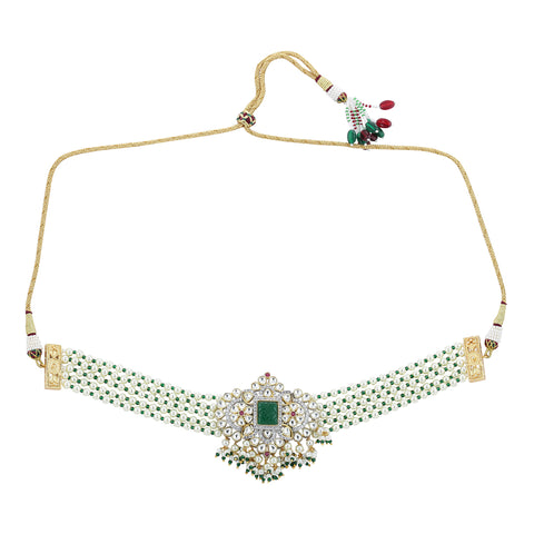 Emerald Pearl Kundan Choker