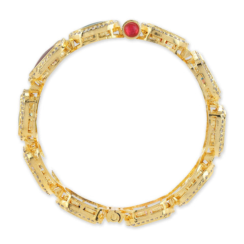 Multi Kundan and Precious Stone Bangle