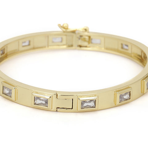 Stone Golden Openable Bracelet (size 2'6)