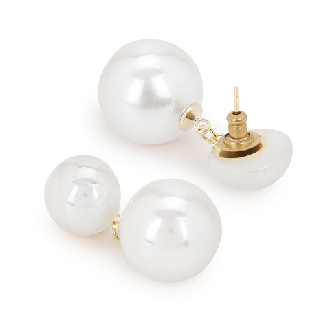 Doublet Pearl Earrings