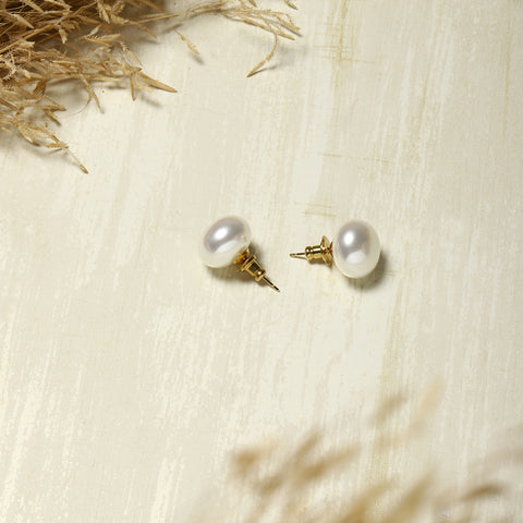 Starlight Pearl Studs (16 MM)