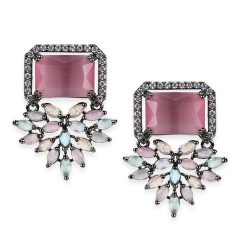 Pink Stone Studs