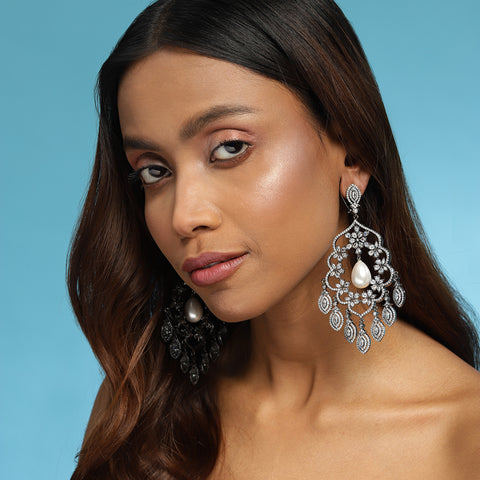 Chandelier Diamond Drop Earrings