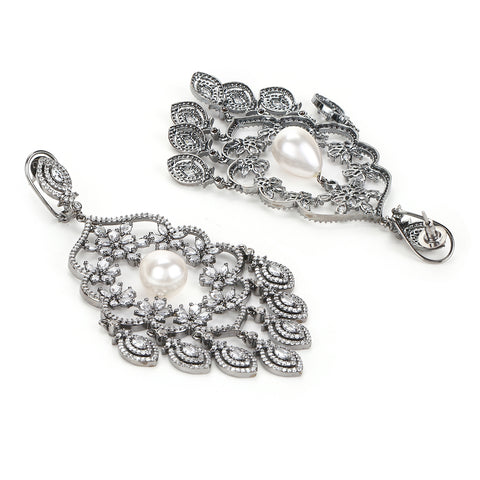 Chandelier Diamond Drop Earrings